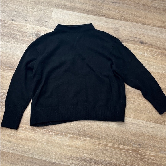 Lands End Women's Cashmere Funnel Neck Sweater - Picture 5 of 10